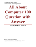 All About Computer 100 Question with Answer.pdf